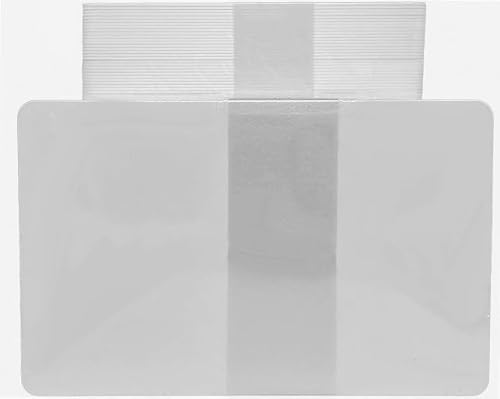 Cartões em PVC Branco para Crachás e Cartões 0,76mm de espessura – Pacote com 100 Unidades