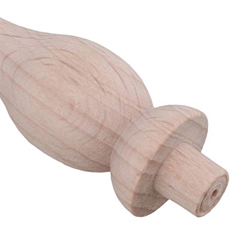 Rdexp 7.5X1.8Cm H-83 Beech Unpainted Unfinished Wood Craft Spindles Baluster For Home Restaurant Decor Repair Decoration Set Of 20 #TOP4