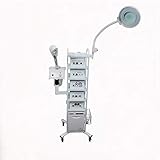 14 in 1 T5 Facial Machine with Glass Jar Steamer and Flexible Magnifying Lamp