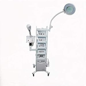eMark Beauty A14 Facial Machine with High Frequency, Aromatherapy Steamer, Galvanic, Vacuum Extractor- TLC-A14-Facial