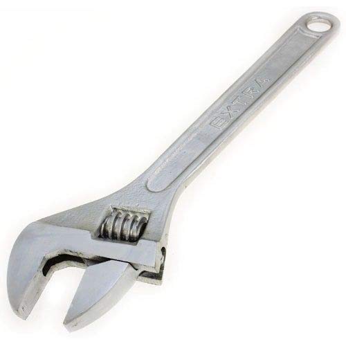 Adjustable Spanner | Extra Long (24”) Wrench | Heavy Duty | Professional | 65 mm Jaw Opening | Quality Hand Tool | Plumbing/DYI | Classic Monkey Wrench