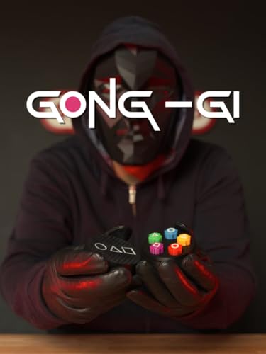 DEVIL 6 Years And Up Gonggi Game Set, Stones Plastic Playing Pieces with Storage Case, Squad Traditional Korean Game 1 Set (5 Pieces with Box),Multicolor