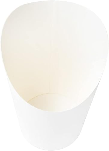 Miniatura 16 de Restaurantware Bio Tek - Recipientes para papas fritas de 12 onzas, 100 tazas desechables de charcutería, diseño inclinado, redondo, de papel