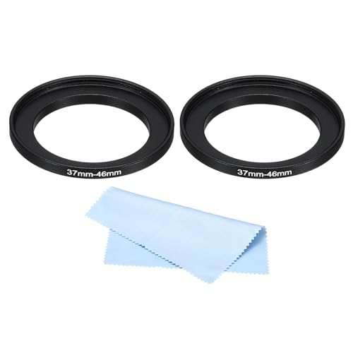 PATIKIL 37mm-46mm Metal Step Up Ring with Cleaning Cloth