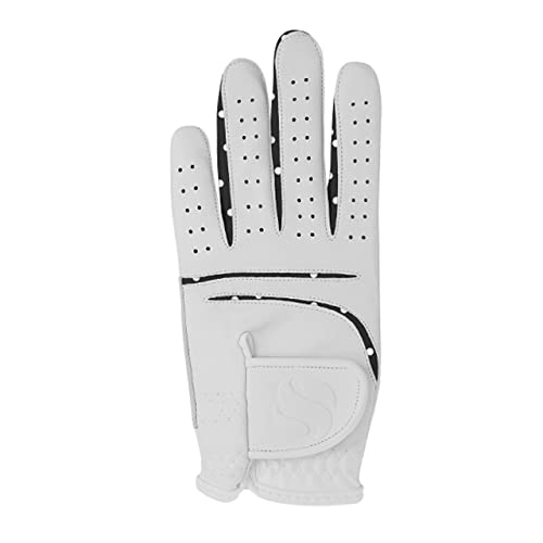 Surprizeshop - Guantes de golf para mujer (talla pequeña), color negro Cover
