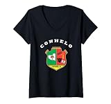 Conhelo Escudo de Armas Bandera Orgullo Nacional Regalo Recuerdo Camiseta Cuello V