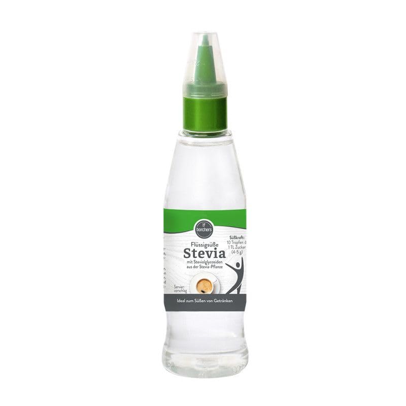 3x borchers Stevia Flüssigsüße | Tafelsüße | Alternative zu Zucker | Süßungsmittel 3x 125 ml