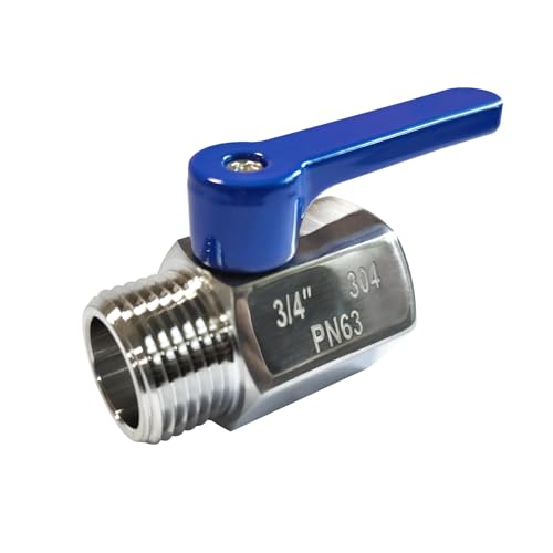 Beduan Stainless Steel 3/4" Shut Off Valve GHT Thread Garden Hose