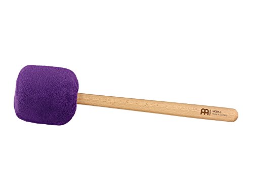 Gong Mallet Beater with Beech Wood Handle and Soft Fleece Head — MADE IN GERMANY — for Meditation, Sound Healing Therapy and Yoga,2-YEAR WARRANTY