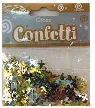 Cross Confetti Table Decoration - Holy Communion