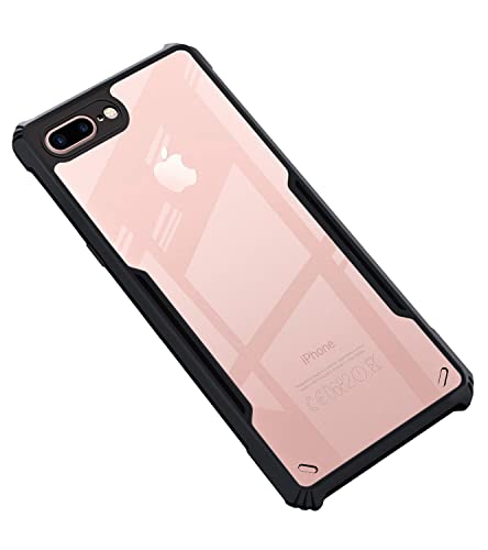 Image of Zapcase Back Case Cover for 7 iPhone 8 Plus (TPU, Polycarbonate Matte Black)