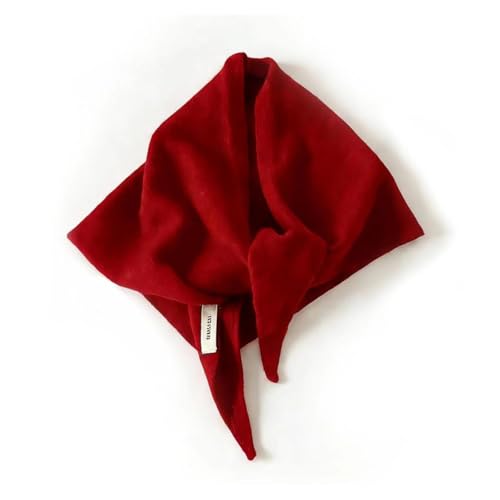 AYZDJ Women's Wool Knit Triangle Scarf - Soft Lightweight Infinity Loop Wrap, Versatile Shawl & Fashion Scarf for Women