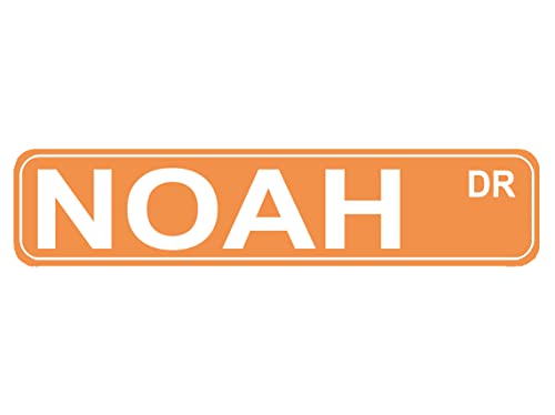 Noah Dr Sign Noah Child Grandchild Birthday Gift Home Home Wall Decor �X�g���[�g�T�C�� �u���L�Ŕ� 40.6cmx10.24cm