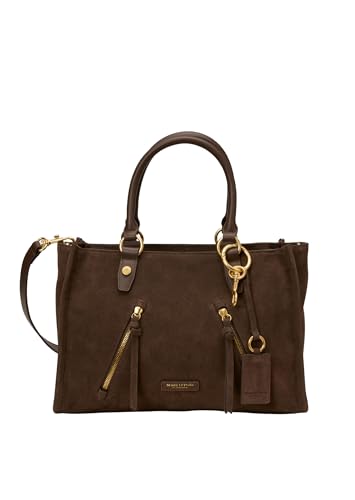 Marc O'Polo sac à main cuir Phili Shopper grand cabas brun café