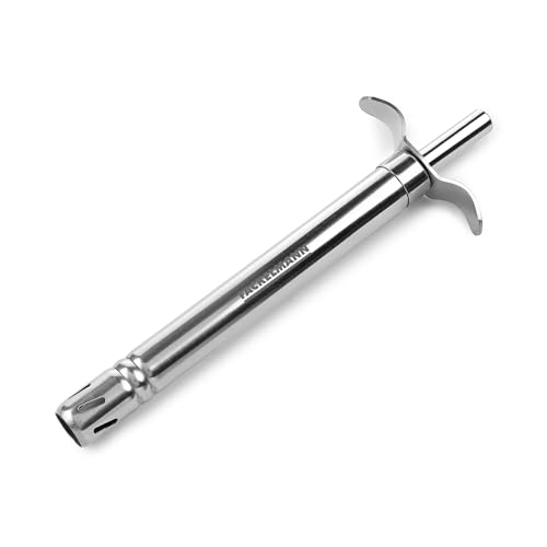 Image of Fackelmann Stainless Steel Gas Lighter | Strong Sturdy & Durable | Rust Resistant | 1 Year Warranty | Ideal for Any Gas Stove appliance | No Batteries | Works on Piezo-Electric Effect Principle - 17cm