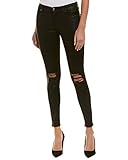 7 For All Mankind Women's Skinny Coated Sheen Jean Ankle Pant