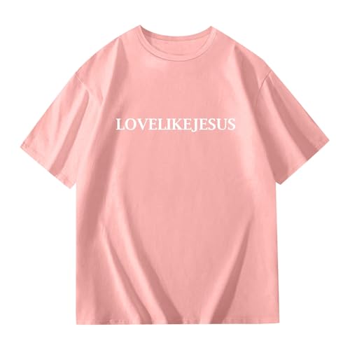 Love Like Jesus Kids Shirt Short Sleeve Crewneck Tshirts Letter Print Casual Funny Cute Fashion Tee Top Kids Clothes4