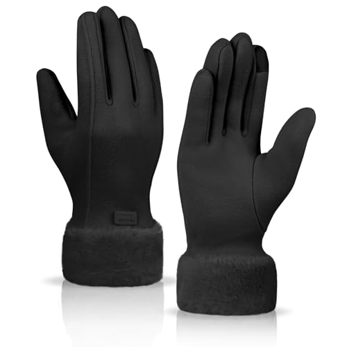 Vicloon Gants d'hiver pour Femmes, Gants d'écran Tactile pour Femmes, Gant d'hiver Chauds pour...