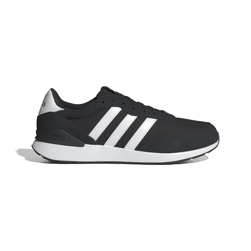 adidas Men's Run 60s 4.0 Shoes, Core Black/Cloud White/Core Black, 9 UK