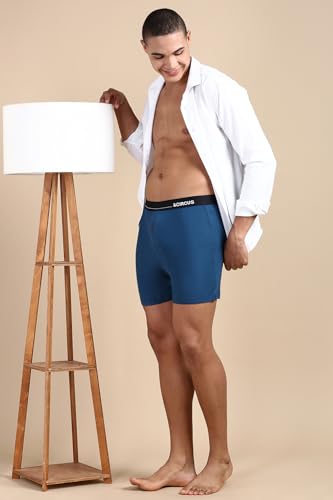 Image of &Circus Men's Puresoft Beechwood Modal Boxers | Ultra Soft Elastane Stretch Mens Breathable Boxer Innerwear Men