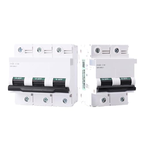 Disjoncteur 80A C120H 3P haute intensite courbe C et D anti surcharge
