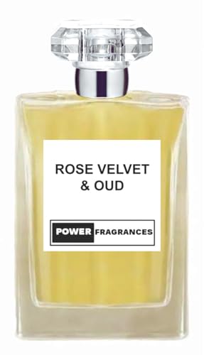 Velvet Rose Oud- Inspired Alternative Strong Vegan Friendly Perfume Spray, (EDP) Extrait De Parfum, Unisex Fragrances For Men & Women- 100ml Rose velvet oud by Power Fragrances
