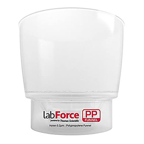 Thomas Scientific 325-5271-TMS12 Solvent Filtration Disposable Vacuum Bottle Top Filter, 0.2um Sterilizing PES Membrane, 1000mL, GL45 Thread (2)