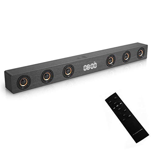 Soundbar, Soundbar für TV, 2.0 Soundbar, Soundbar für TV mit Bluetooth 4.2 und Kabelverbindungen, Heimkino-Audio-Peaker mit tiefem Bass,