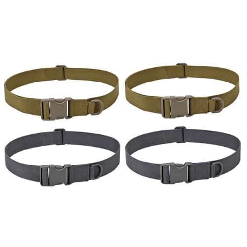 WOFASHPURET 2sets Hanging Bag Waist Belts for Outdoor Activities Durable Comfortable One Size Fits All 2pcs*2