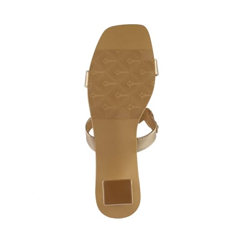 Image of Metro Women Faux Leather Ethnic Traditional Heel Sandal