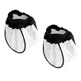 Ipetboom Lot de 2 Abat-Jours en Tissu Blanc pour Flash D’Appareil Photo Diffuseurs Soupl...