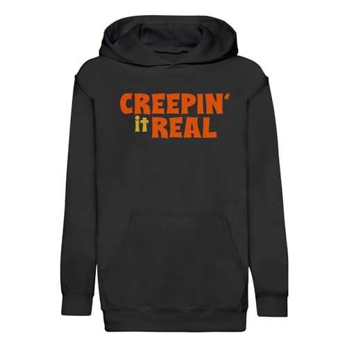 Sweat à capuche enfant pour fêter Halloween avec la citrouille Creepin' it Real