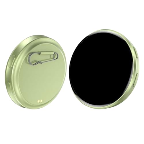 Digital Display Pin Badge for Backpack, Customizable Animated Photo Design, Wearable Novelty Accessory with Touch Control, Unique Personalized Style Pin, Wearable Badge for Backpack & Personal Style (Green)