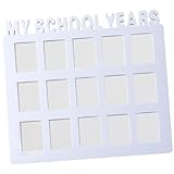 Cadre photo annuel pour enfants – un cadeau idéal pour la remise des diplômes, le nouvel an, noël, les anniversaires et autres fêtes. collage de photos de classe pour enfants