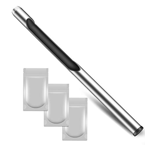 Portable Soil Sample Probe - Tubular Contractor Grade Stainless Steel With Core Sampling Area - Compact 12 Inch Size - Includes Soil Sampler Kit Test Bags - For Garden Lawn Farm Or Golf Course #TOP7
