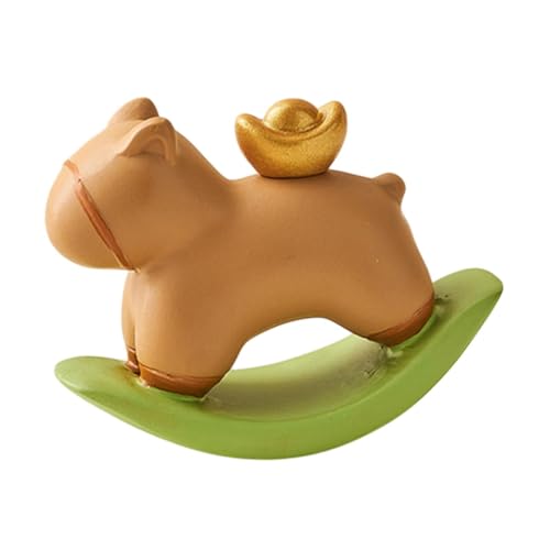Cheval à bascule en résine idée cadeau déco étagère salon