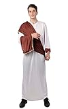 El juego incluye una toga blanca con caída de hombro.
