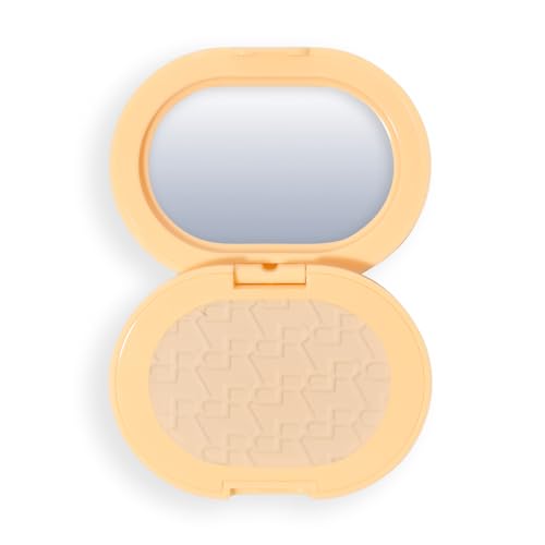 Image of Revolution Powder Pops Instant Blur Setting Powder, Banana Light | Talc-Free, Controls Shine with Smooth & Blurring Finish, Vegan & Cruelty-Free