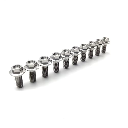 �I�[�g�o�C�p�l�W Compatible With For CRM250R AR 1989-1998 For CRF250L /M 2012-2020 Front Disc M6*1.0 �f�B�X�N�u���[�L���[�^�[�Œ�{���g �n�u�p�`�^���X�N�����[