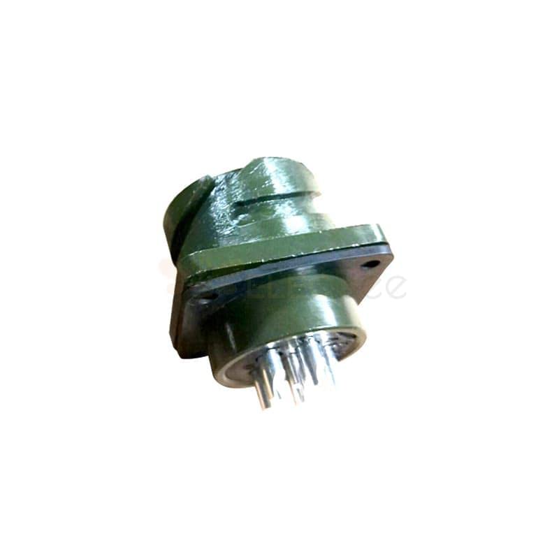Military Spec Connectors MS3102A20-17 Circular Connector MIL-DTL-5015 Series Box Mount Receptacle 6 Contacts Solder Pin Bayonet Connector