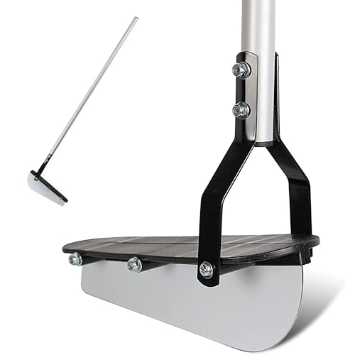 FISHTEC Vanga Tagliabordi - Taglia Bordi manuale - Lama acciaio 28 cm - Manico girevole 102 cm - Consente di delimitare facilmente il prato - Zona poggiapiedi - Manico girevole 102 CM