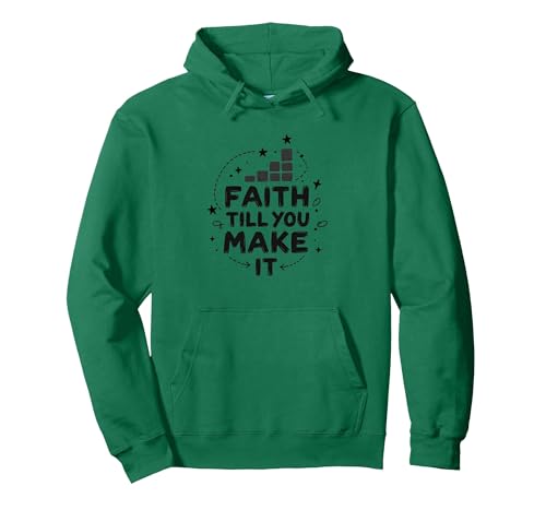 Faith Till You Make It �C���X�s���[�V�������p �C�G�X �p�[�J�[, ���j�Z�b�N�X, �O���[��, 2XL