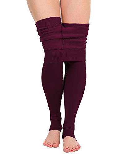 Image of ATHVOTAR Fleece Lined Winter Tights Women - Thermal Warm Opaque Pantyhose Thick Sheer Leggings