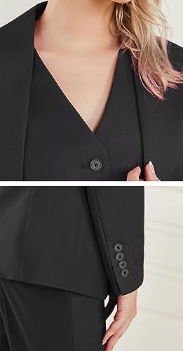 Suit for Women 3 Pieces Long Sleeve Blazer Business Suit for Women4