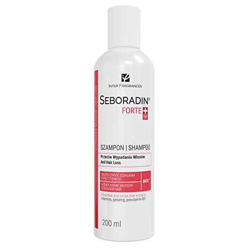 Seboradin Haarshampoo Gegen Haarausfall Haarverlust Haarverdünnung Haarwachstum Shampoo Für Frauen Männer Vitamine Natürliche Extrakte Haar Kopfhaut Pflege Haarshampoos Haarpflege 200 ml Forte