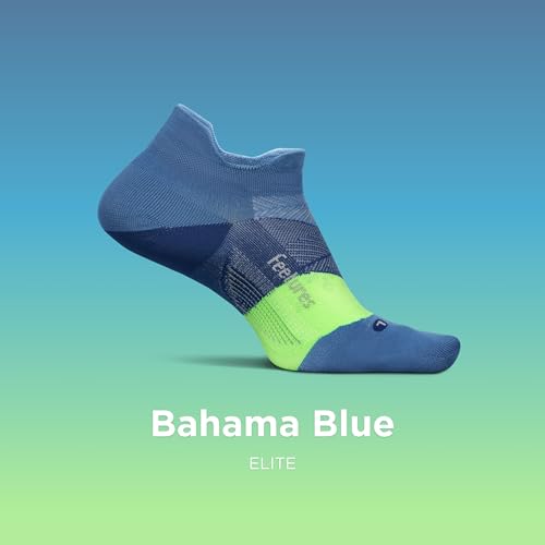 Image of Feetures Elite Light Cushion Mini Crew Sock - Sport Sock with Targeted Compression