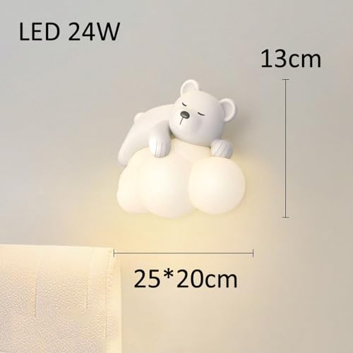Lámpara de pared suave para evitar fatiga ocular en cuarto de niños 8