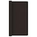 vidaXL Tapis de Tente Tapis de Voyage de Camping Tapis de Patio Auvent de Caravane Extérieur Résistance aux Intempéries 200x200 cm Marron