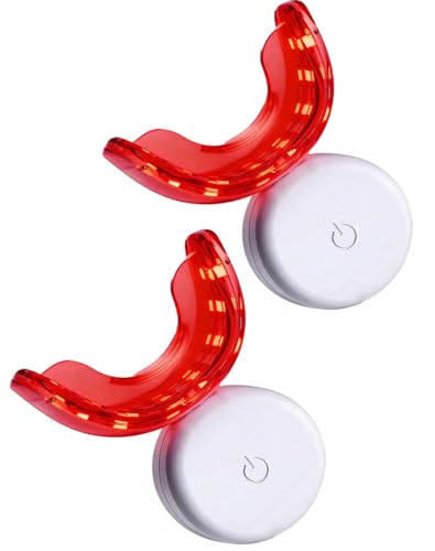 Healray Red Light Therapy for Gums, Healray Red Light Therapy System, 32 LED Laser Periodontal Light, 5 Minute Routine, Reduces Tooth Sensitivity, Effortless at Home Care for Stable Teeth (2 Set)