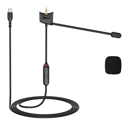 Gneinour QC35 Boom Mic for Bose QuietComfort 35 & II